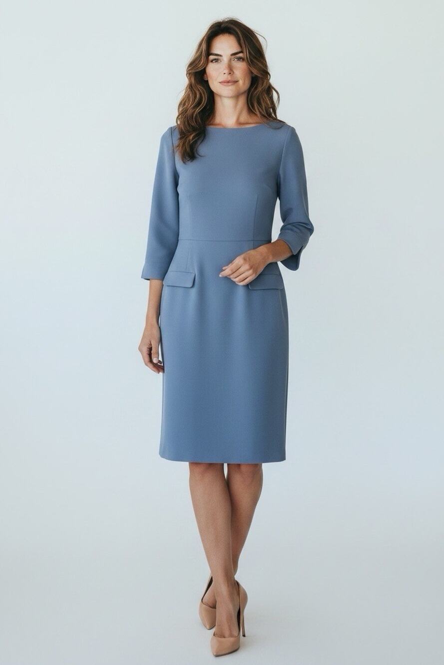 Pendleton Size 10 100% Wool Fully Lined Fitted Dress. Elegant Quiet Luxury
